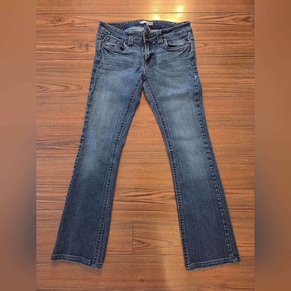 Y2K Refuge Dark Blue Low Rise Flare Jeans